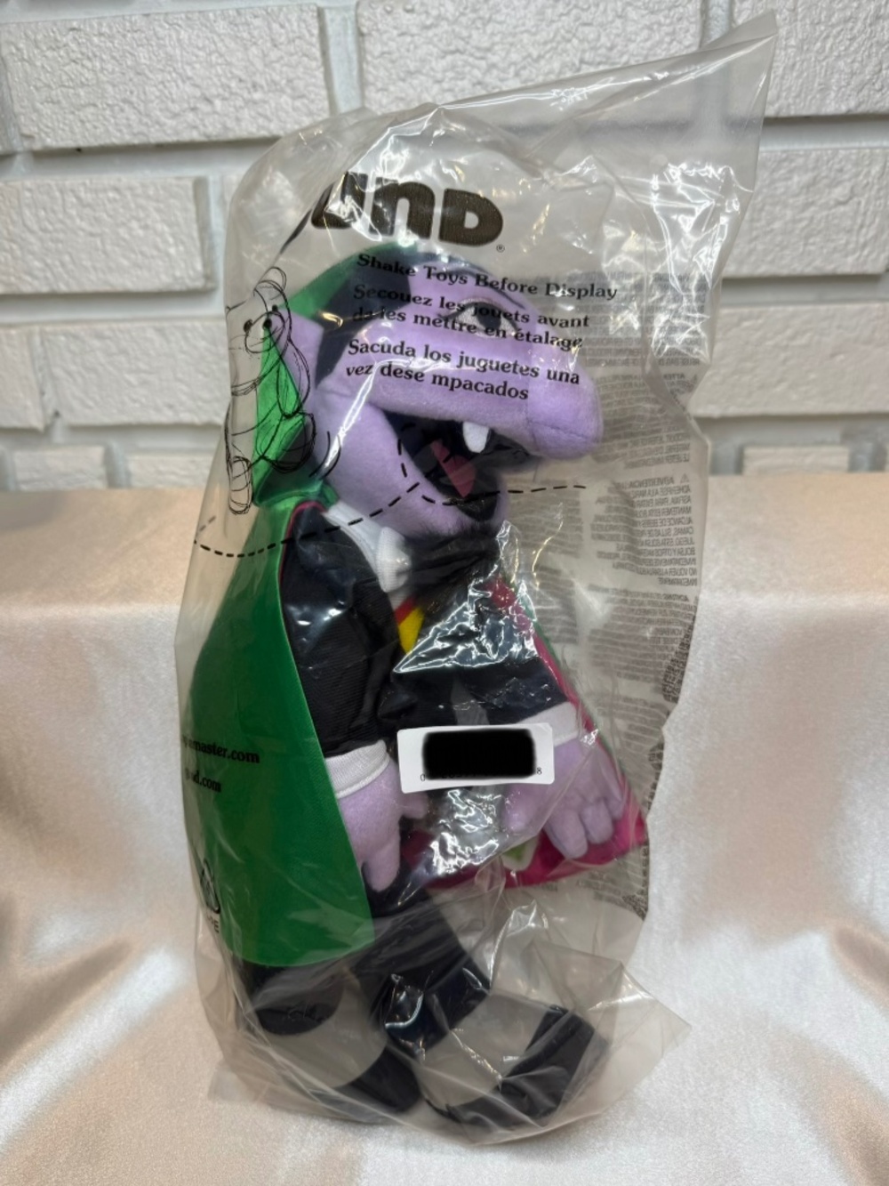 Gund Sesame Street Count Von Count Plush Doll New with Tags